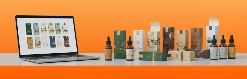 Digital Mockups for Tincture Box Design: Free Templates