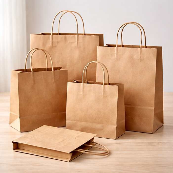 Eco-Friendly Brown Paper Bags for Sustainable Everyday Packaging That Elevate Your Brand