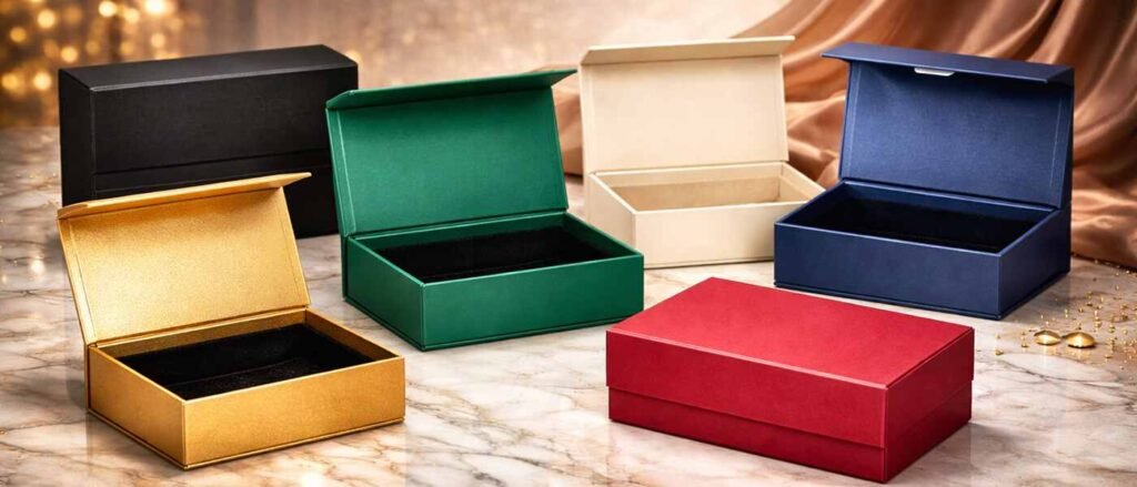Elegant Custom Magnetic Rigid Box for Luxury Packaging