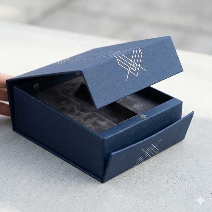 Elegant Custom Magnetic Rigid Box for Luxury Packaging