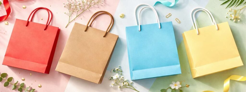 Premium Custom Printed Paper Bags for Branding and Eco-Friendly Packaging