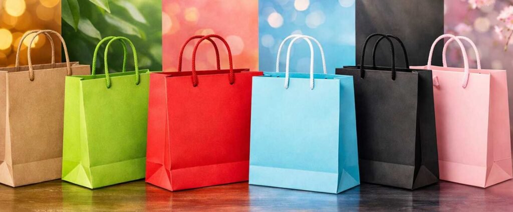 Premium Custom Printed Paper Bags for Branding and Eco-Friendly Packaging
