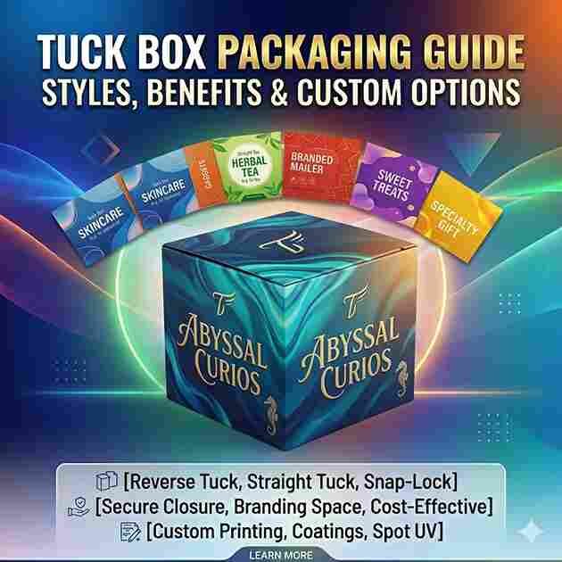 Tuck Box Packaging Guide Styles, Benefits & Custom Options